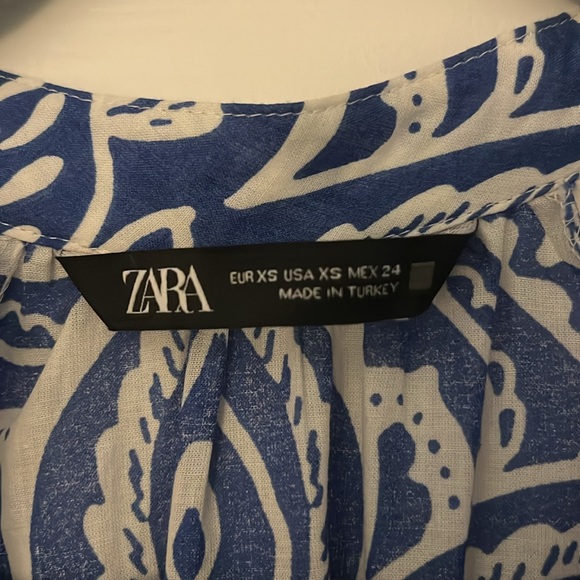 Zara Size XS Long Sleeve Mini Dress only worn once! - Picture 3 of 8